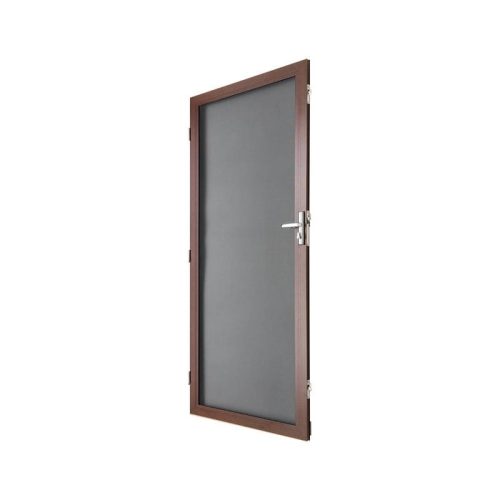 Product image for a SecuraMesh hinged security screen door.