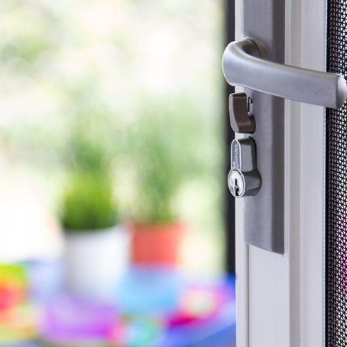 Open security screen door, mesh is SupaScreen.